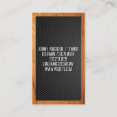 ウィスキーガラスのロゴ |バー 名刺 (裏面)