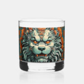 ウィスキーグラスのインフルエンザライオン ウイスキーグラス (正面)