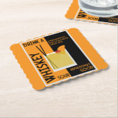 ウィスキーサワーカクテル紙コースター ペーパーコースター (アングル)