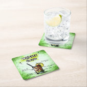 ウィスキーサワードリンクレシピ スクエアペーパーコースター (インサイチュ)