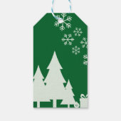 ウィスキーサンタクロースパインクリスマスツリー メリークリスマス ギフトタグ (裏面)