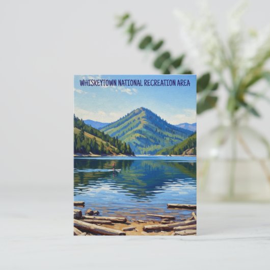 ウィスキータウン国立レクリエーションエリアカリフォルニア ポストカード (スタンド正面)