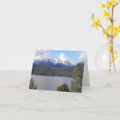 ウィスキータウン湖の冬……... カード (黄色い花)