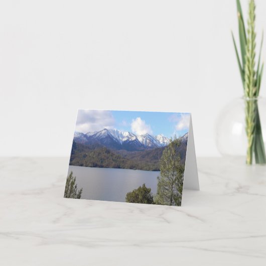 ウィスキータウン湖の冬……... カード (正面)