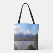ウィスキータウン湖の冬… トートバッグ (裏面)