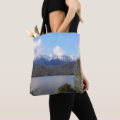 ウィスキータウン湖の冬… トートバッグ (クローズアップ)