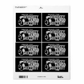 ウィスキータンゴフォクストロット – 航空ユーモア ラベル (フルシート)