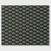 ウィスキータンゴフォックスロットWTFグリーンカモフラージュ ラッピングペーパー (フラット)