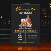 ウィスキーバーボン応援から50歳の誕生日パーティー 招待状