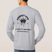 ウィスキーレーングラフィティTシャツLS Tシャツ (裏面)