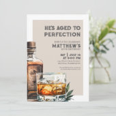 ウィスキー男子バースデーパーティー 招待状 (スタンド正面)