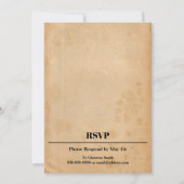 ウィスキー40歳誕生日招待状 招待状 (裏面)