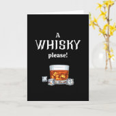 ウィスキー |ウィスキーをお願い カード (黄色い花)