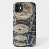 ウィスキー·バレル·イン·ウェアハウス Case-Mate iPhoneケース (裏面)