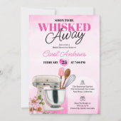 ウィスクお洒落ン遠くにキッチンブライダルシャワー 招待状 (正面)