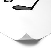 ウィスクでフィギュアのシェフをスティック ポスター (角)