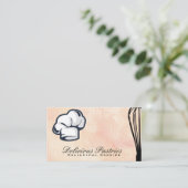 ウィスクとシェフハット 名刺 (スタンド正面)