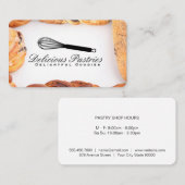 ウィスクとペストリーのエグゼクティブシェフ 名刺 (正面/裏面)