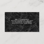 ウィスクアイコン |金箔大理石 名刺 (裏面)