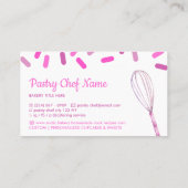 ウィスクシグネチャーベーカリーピンクキャンディ 名刺 (裏面)