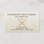 ウィスクスラブグリッターベーカリー名刺 名刺 (正面)