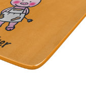 ウィスクテイカーピグおもしろい – シェフデザイン カッティングボード (角)