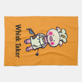 ウィスクテイカーピグおもしろい – シェフデザイン キッチンタオル (横)