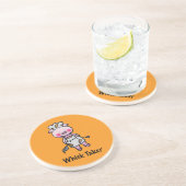 ウィスクテイカーピグおもしろい – シェフデザイン コースター (側面)