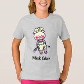 ウィスクテイカーピグおもしろい – シェフデザイン Tシャツ (正面)