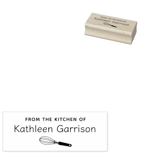 ウィスクパーソナライズされたベーキング料理 ラバースタンプ (押印)