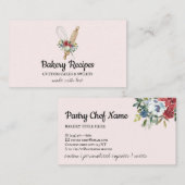 ウィスクピンクホームメイドベーカリーシェフ 名刺 (正面/裏面)