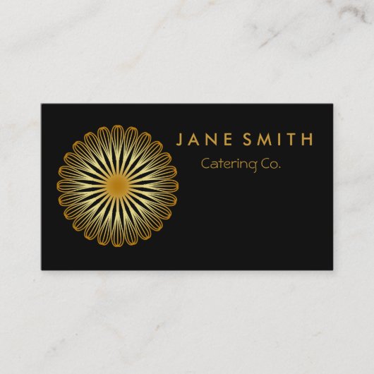 ウィスクフラワーキッチンベーカリー、ケータリング 名刺 (正面)