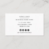 ウィスクモダンベーカリー仕出し業 名刺 (裏面)