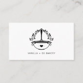 ウィスクモダンベーカリー仕出し業 名刺 (正面)