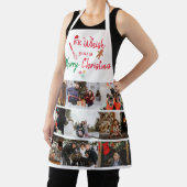 ウィスクユーメリークリスマスカスタム9フォトコラージュ エプロン (インサイチュ)