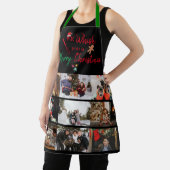 ウィスクユーメリークリスマスカスタム9フォトコラージュ   エプロン (インサイチュ)