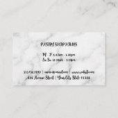 ウィスクロゴ |ベーキングの材料とツール 名刺 (裏面)