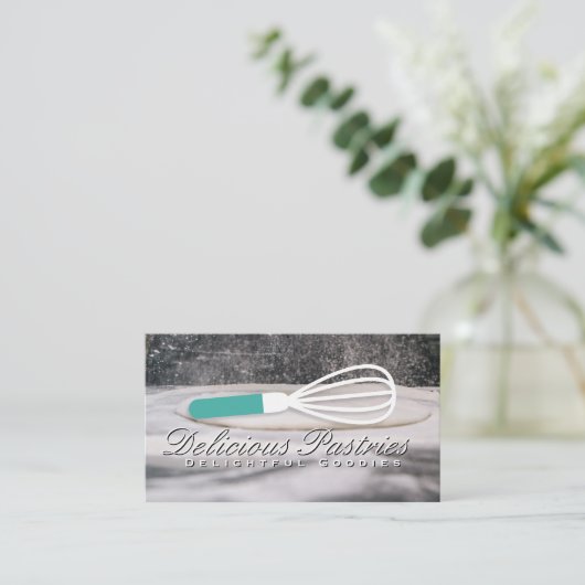 ウィスクロゴ |折り生地 名刺 (スタンド正面)