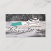 ウィスクロゴ |折り生地 名刺 (正面)