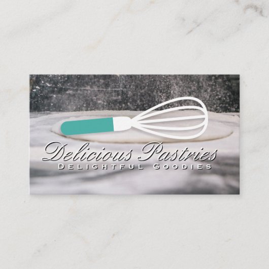 ウィスクロゴ |折り生地 名刺 (正面)