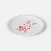 ウィスク転がとピンが世界をより良いPlにする ペーパープレート (アングル)