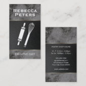 ウィスク転がのピンカリカリナルマスターブラックマーブル 名刺 (正面/裏面)