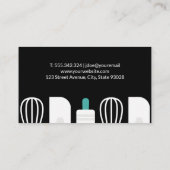 ウィスク転がヘラ針 | つや消しテクスチャ 名刺 (裏面)