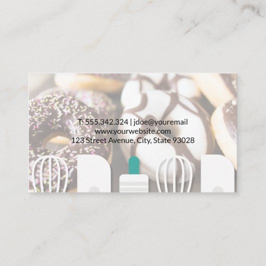 ウィスク転がヘラ針 |ドーナツ 名刺 (裏面)