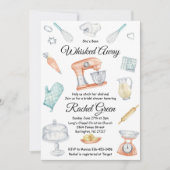 ウィスク遠くにキッチンブライダルシャワー招待 招待状 (正面)