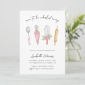 ウィスク遠くにベーキングブライダルシャワー 招待状 (スタンド正面)