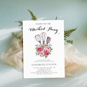 ウィスク遠くにベーキング料理キッチンブライダルシャワー 招待状