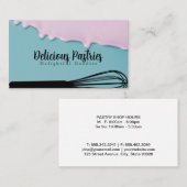 ウィスク |つや消し |料理 名刺 (正面/裏面)