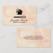 ウィスク |エグゼクティブシェフ |料理ポット 名刺 (正面/裏面)