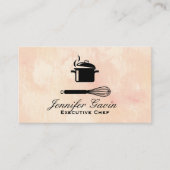 ウィスク |エグゼクティブシェフ |料理ポット 名刺 (正面)